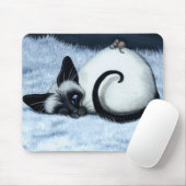 Siamese Cat Nap Mouse van Bihrle Muismat (Met muis)