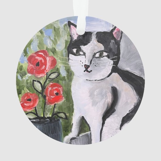 Siamese cat ornament (achterkant)