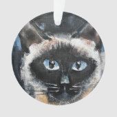 Siamese cat ornament (voorkant)