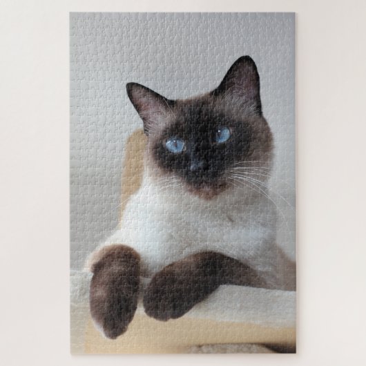 Siamese Cat Portrait Legpuzzel (Verticaal)