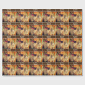 Siamese Cat Posing Personalized Cadeaupapier (Vlak)