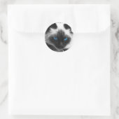 Siamese Cat Ronde Sticker (Tas)