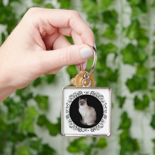 Siamese Cat Sleutelhanger (Hand)