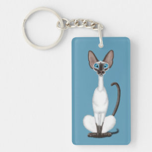 Siamese Cat Sleutelhanger