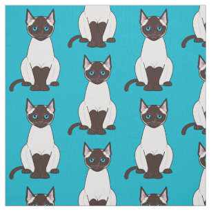 Siamese Cat Stof