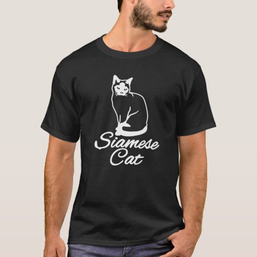 Siamese Cat T-shirt (Voorkant)