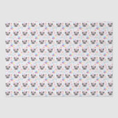 Siamese Cat Tissue Paper in White Tissuepapier (Voorkant)
