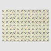 Siamese Cat Tissue Paper in Yellow Tissuepapier (Voorkant)