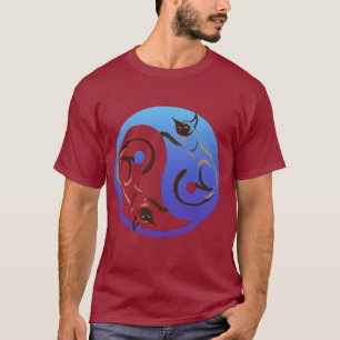 Siamese Cat Yin en YangT-Shirt T-shirt
