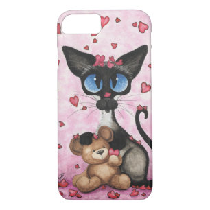 Siamese Chat par BiHrLe iPhone 7 coque