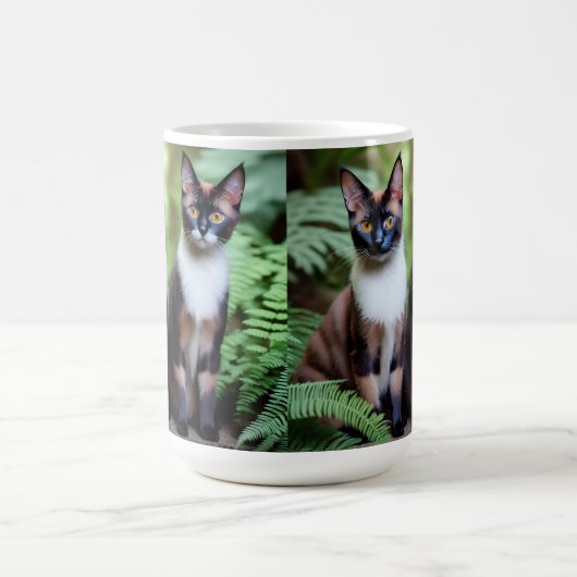 Siamese Chat Twins, Magic Morph Mug (Centre)