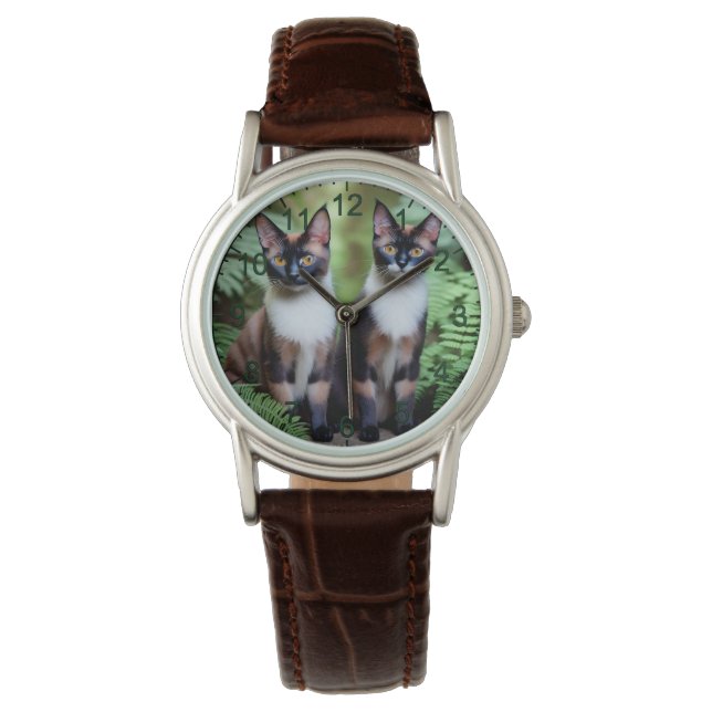 Siamese Chat Twins, Montre Dames (devant)