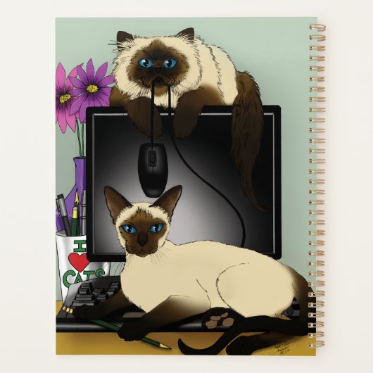 Siamese Computer Cats mal (Dos)
