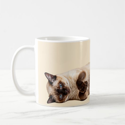 Siamese Cozy Cat Koffiemok (Links)
