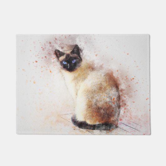 Siamese deurmat (Voorkant)