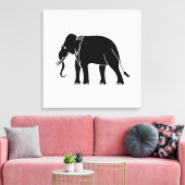Siamese Elephant Canvas Afdruk (Insitu (Woonkamer))