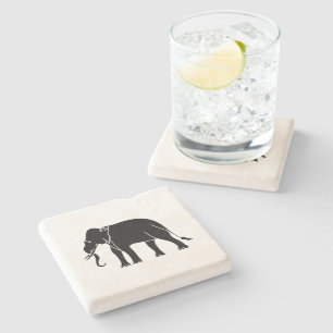 Siamese Elephant Stenen Onderzetter