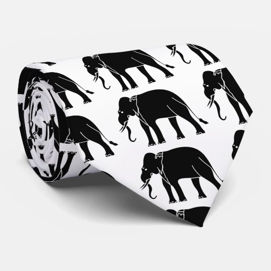 Siamese Elephant Stropdas (Opgerold)