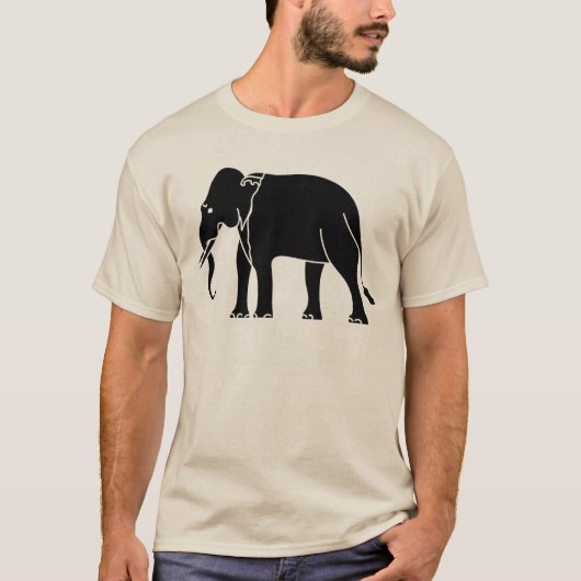 Siamese Elephant T-shirt (Voorkant)