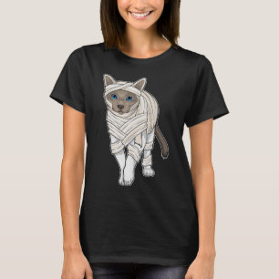 Siamese Halloween-mummie T-shirt