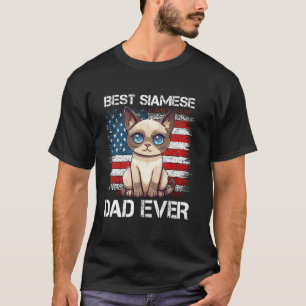 Siamese Kat BESTE SIAMESE VADER OOIT Amerika Kat E T-shirt