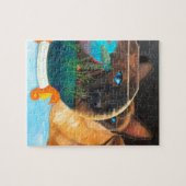Siamese kat en Betta Fish Legpuzzel (Horizontaal)