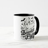 Siamese kat fluistert: magie in Halloween Night Mok (Voorkant rechts)