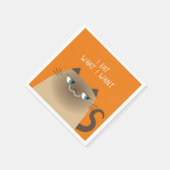 Siamese kat grappig servet (Hoek)