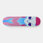 Siamese Kat Heet Roze Skateboard (Horizontaal)