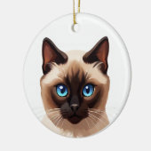 Siamese kat keramisch ornament (Links)