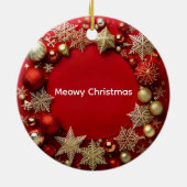 Siamese kat keramisch ornament (Achterkant)