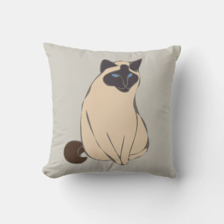 Siamese kat kussen
