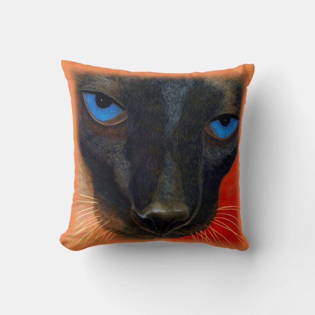 Siamese Kat Kussen (Voorkant)
