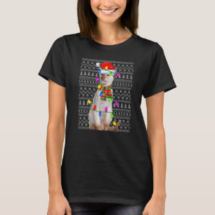 Siamese Kat Lelijke Kerstverlichting Kerstman Siam T-shirt