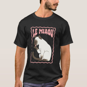Siamese Kat Liefhebber Kat Moeder Franse Siamese M T-shirt