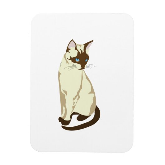 Siamese kat magneet (Verticaal)