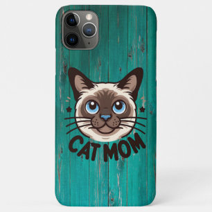 Siamese Kat Moeder Moederdag Gift voor Feline Lief iPhone 11 Pro Max Hoesje