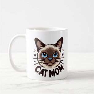 Siamese Kat Moeder Moederdag Gift voor Feline Lief Koffiemok