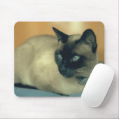 Siamese kat muismat (Met muis)