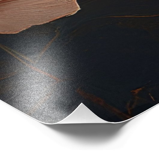 Siamese kat omringd door roze bloemetjes foto afdruk (Hoek)