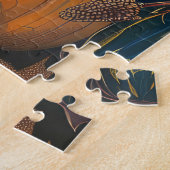 Siamese Kat Oogst Dankdag Legpuzzel (Zijkant)