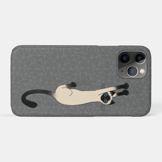 Siamese kat op | Funny Cat Case-Mate iPhone Case (Achterkant (horizontaal))