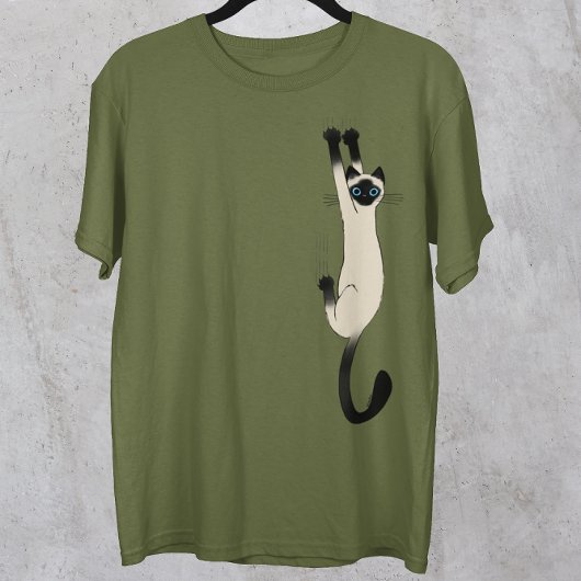 Siamese kat op | Funny Cat T-shirt
