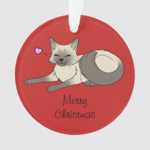 Siamese Kat Ornament