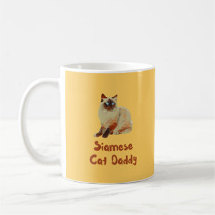 Siamese kat papa T-shirt Koffiemok