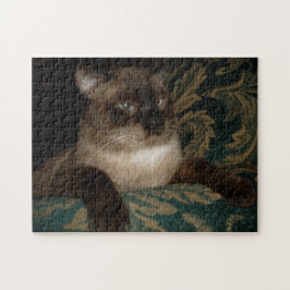 Siamese Kat Portret Legpuzzel