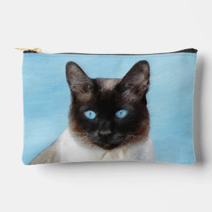 Siamese kat portret schilderen Schattigee originel Etui