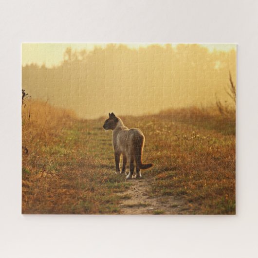 Siamese Kat Puzzel (Horizontaal)