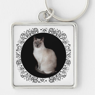 Siamese kat sleutelhanger