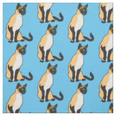 Siamese kat stof (Swatch)